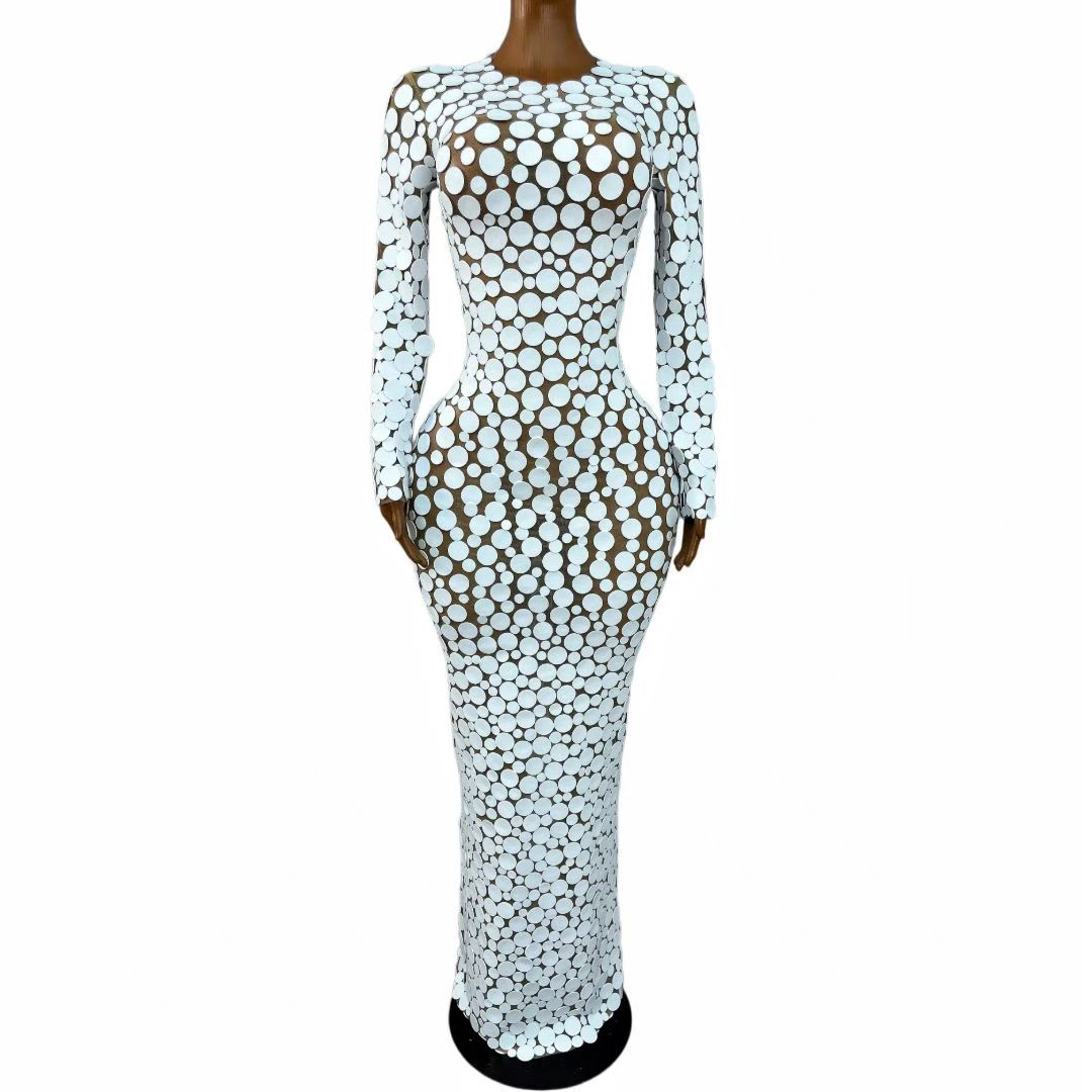 CELESINYI Xiaoxue Crystal Snowflake Gown