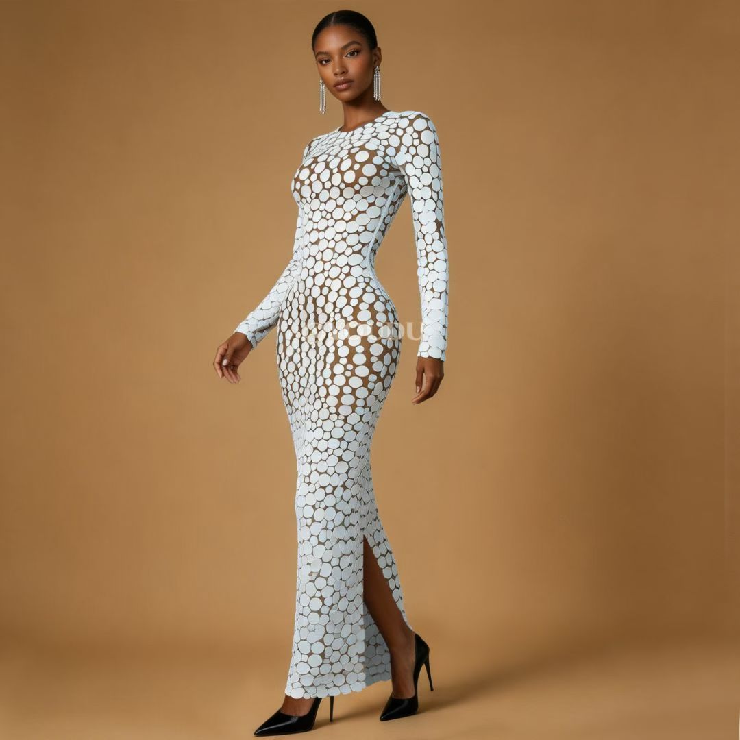 CELESINYI Xiaoxue Crystal Snowflake Gown