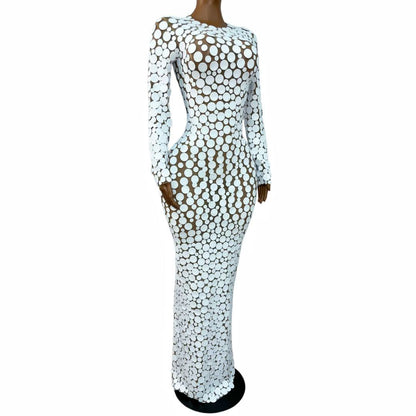 CELESINYI Xiaoxue Crystal Snowflake Gown