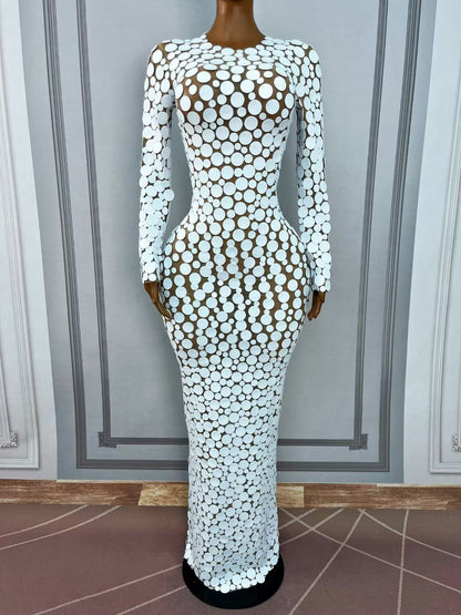 CELESINYI Xiaoxue Crystal Snowflake Gown