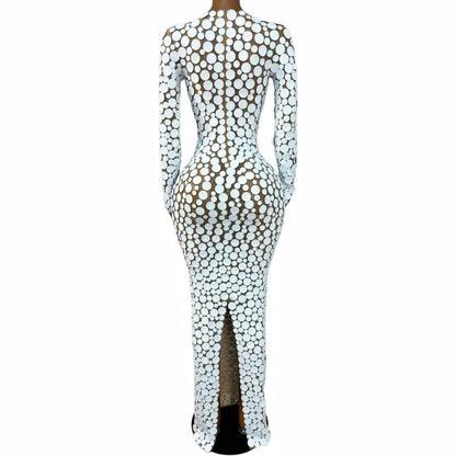 CELESINYI Xiaoxue Crystal Snowflake Gown
