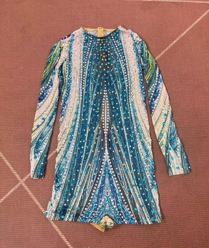 CELESINYI Lanshuichuan Crystal Marble Romper