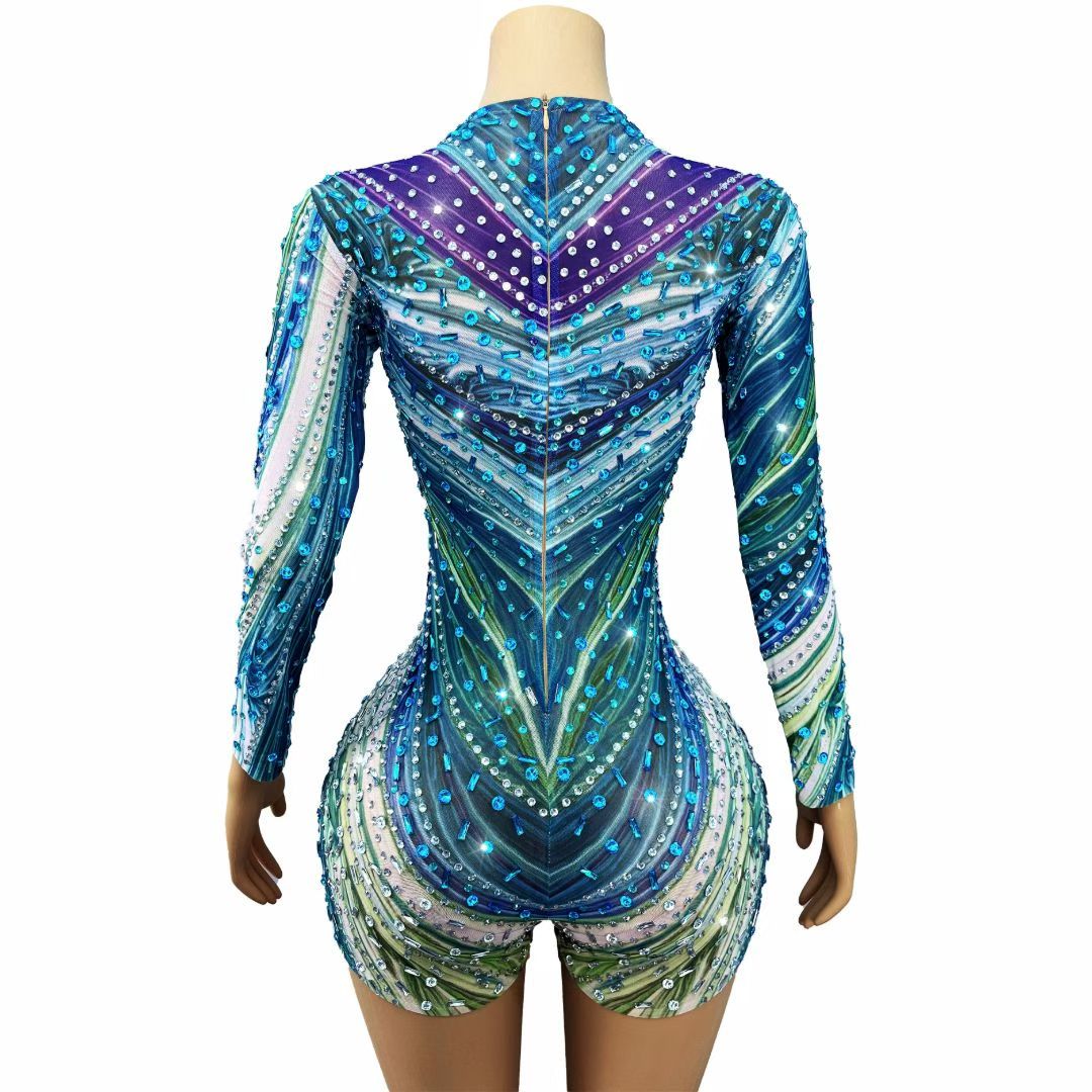 CELESINYI Lanshuichuan Crystal Marble Romper