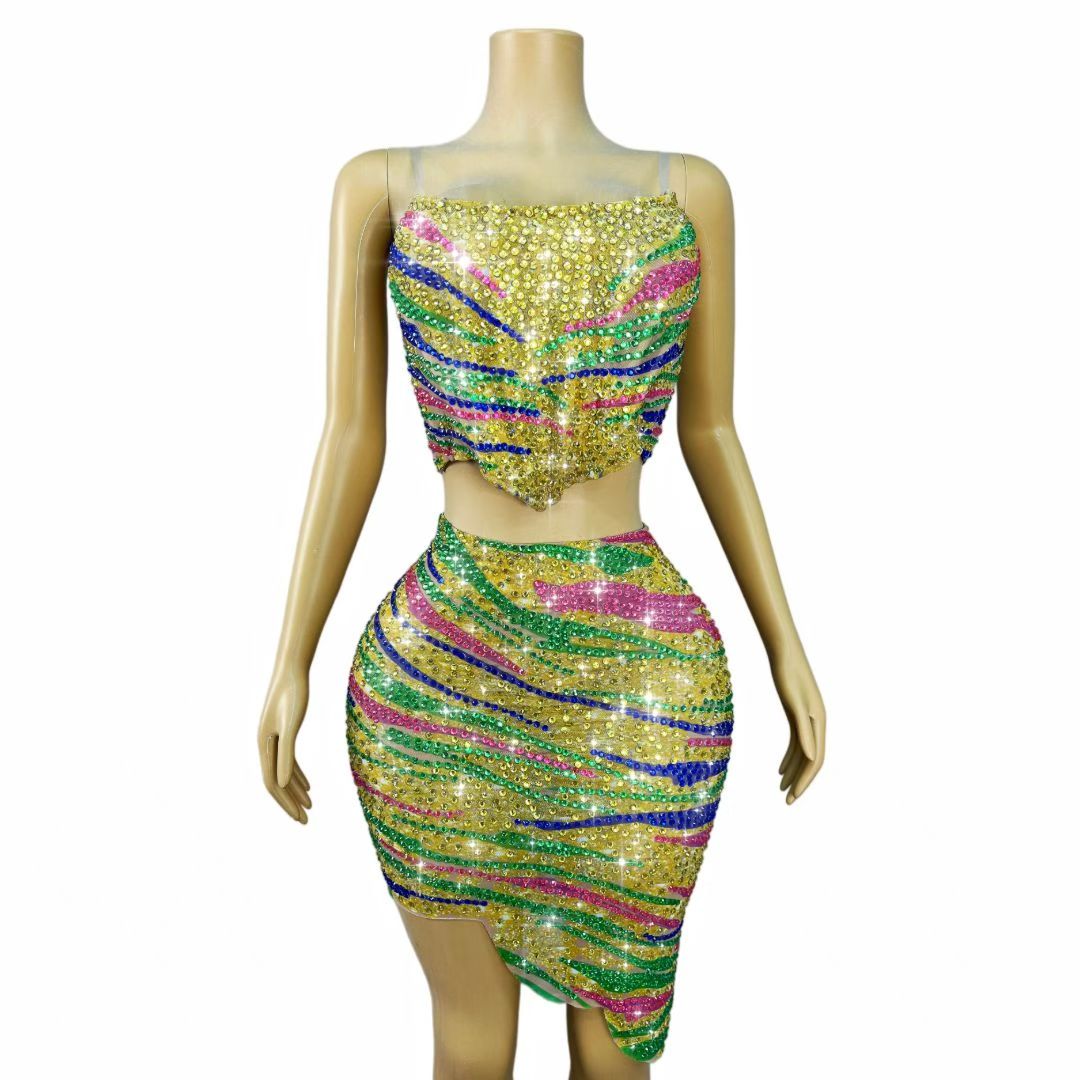 CELESINYI Caihen Crystal Wave Two-Piece Set
