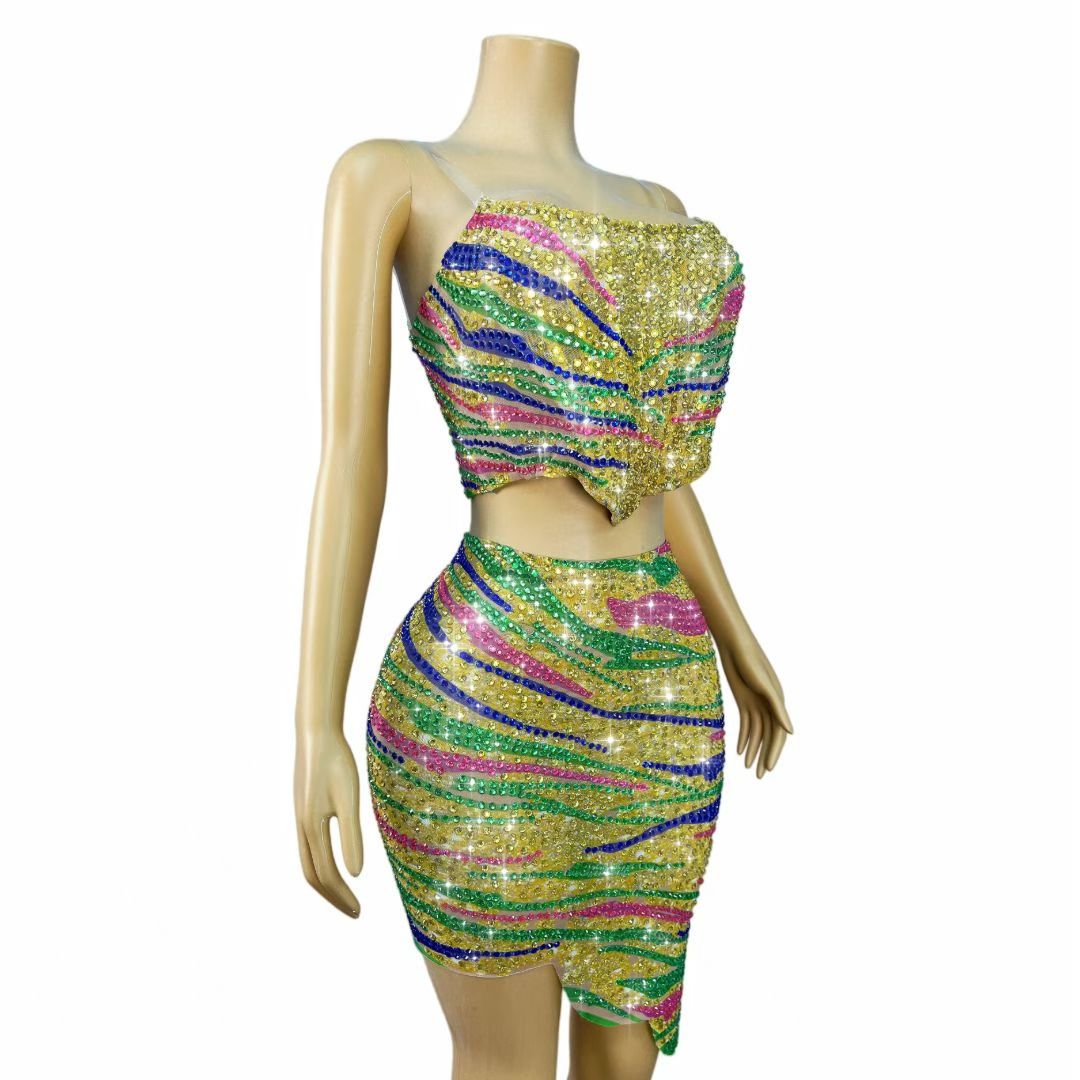 CELESINYI Caihen Crystal Wave Two-Piece Set