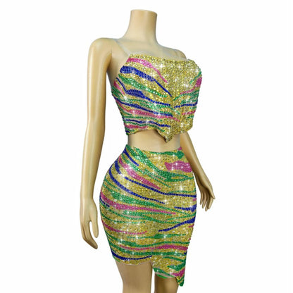 CELESINYI Caihen Crystal Wave Two-Piece Set