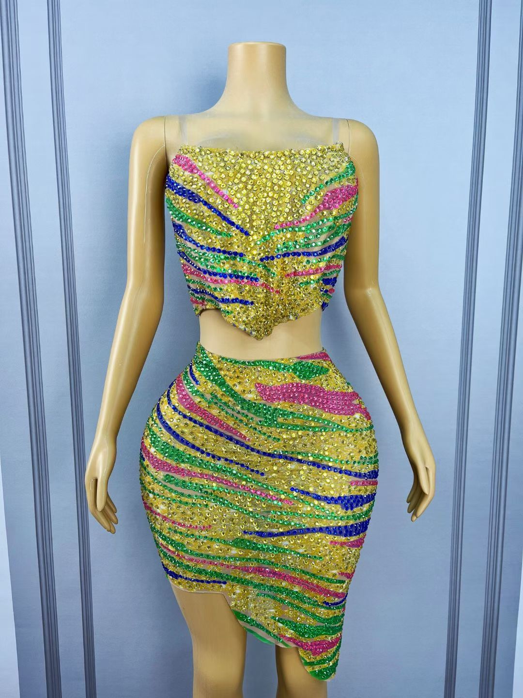 CELESINYI Caihen Crystal Wave Two-Piece Set