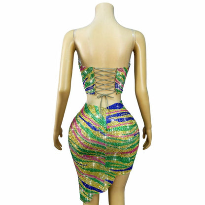 CELESINYI Caihen Crystal Wave Two-Piece Set