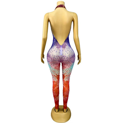 CELESINYI Liyunxian Crystal Gradient Bodysuit