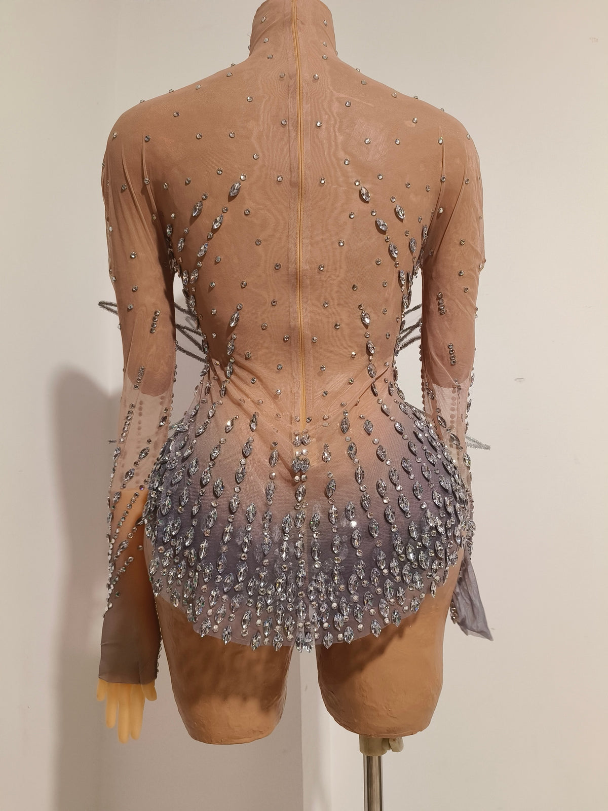 CELESINYI Qingying Crystal Winged Bodysuit