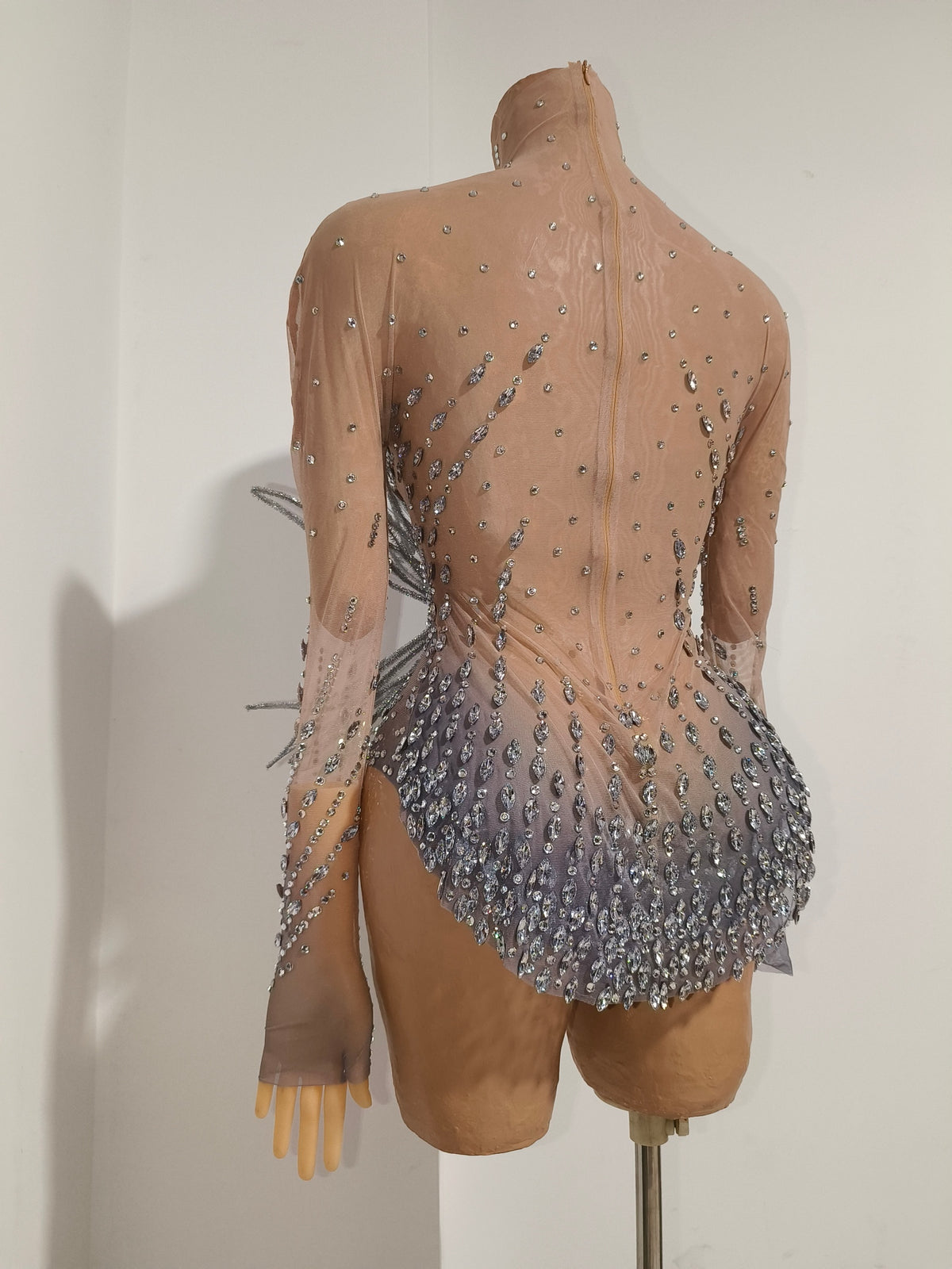 CELESINYI Qingying Crystal Winged Bodysuit