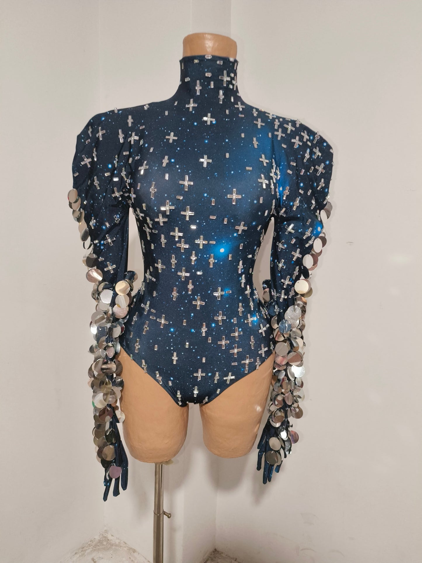 CELESINYI Yuzhou Crystal Starry Bodysuit