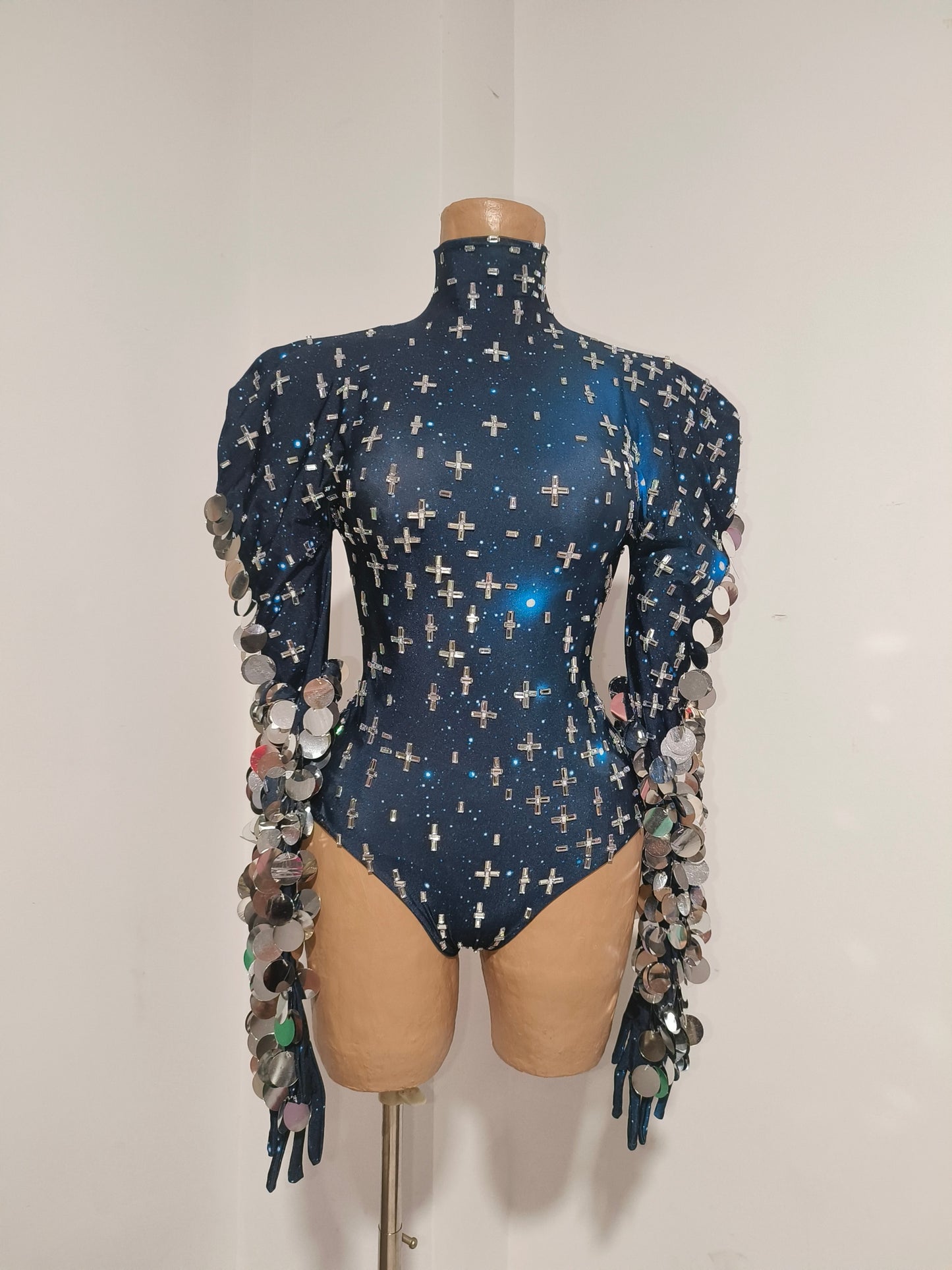 CELESINYI Yuzhou Crystal Starry Bodysuit