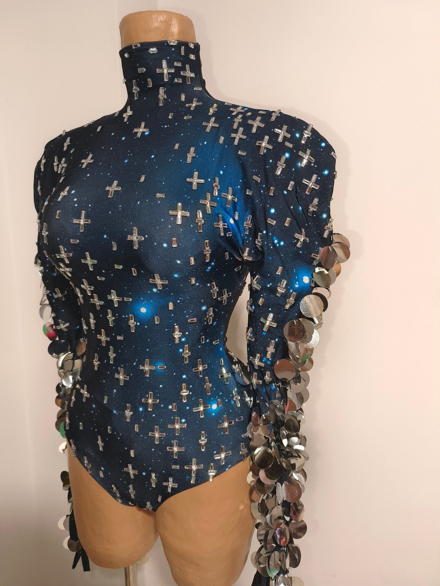 CELESINYI Yuzhou Crystal Starry Bodysuit