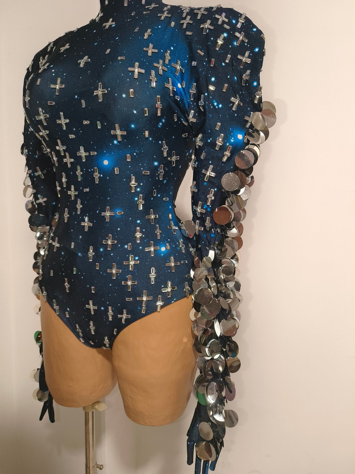 CELESINYI Yuzhou Crystal Starry Bodysuit