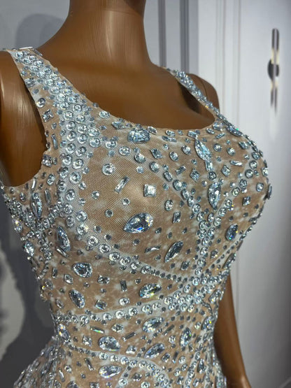 CELESINYI Fengji Crystal Stage Dress