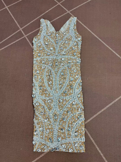 CELESINYI Fengji Crystal Stage Dress