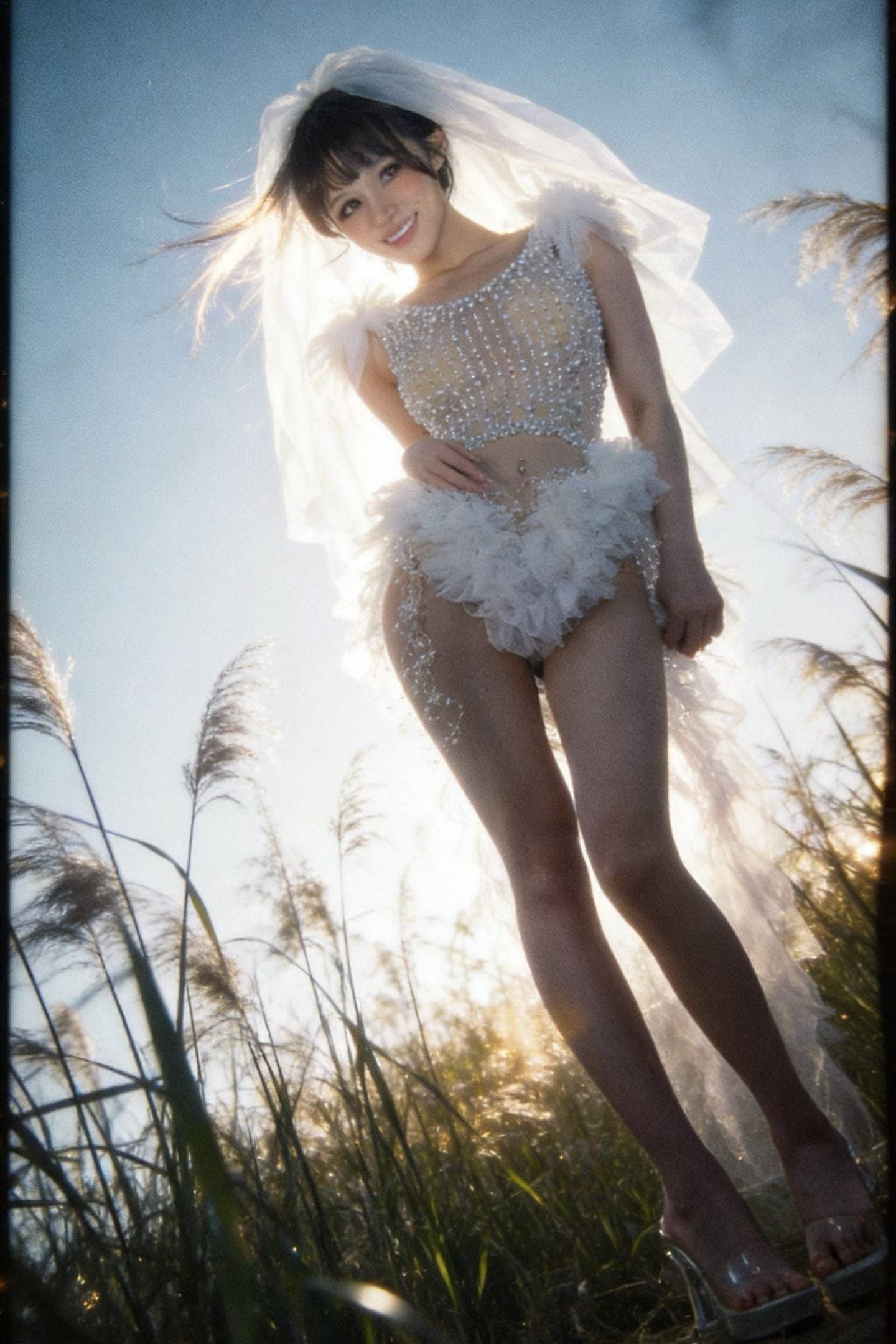 CELESINYI Luwei Crystal Pearl Cloud Two-Piece Set