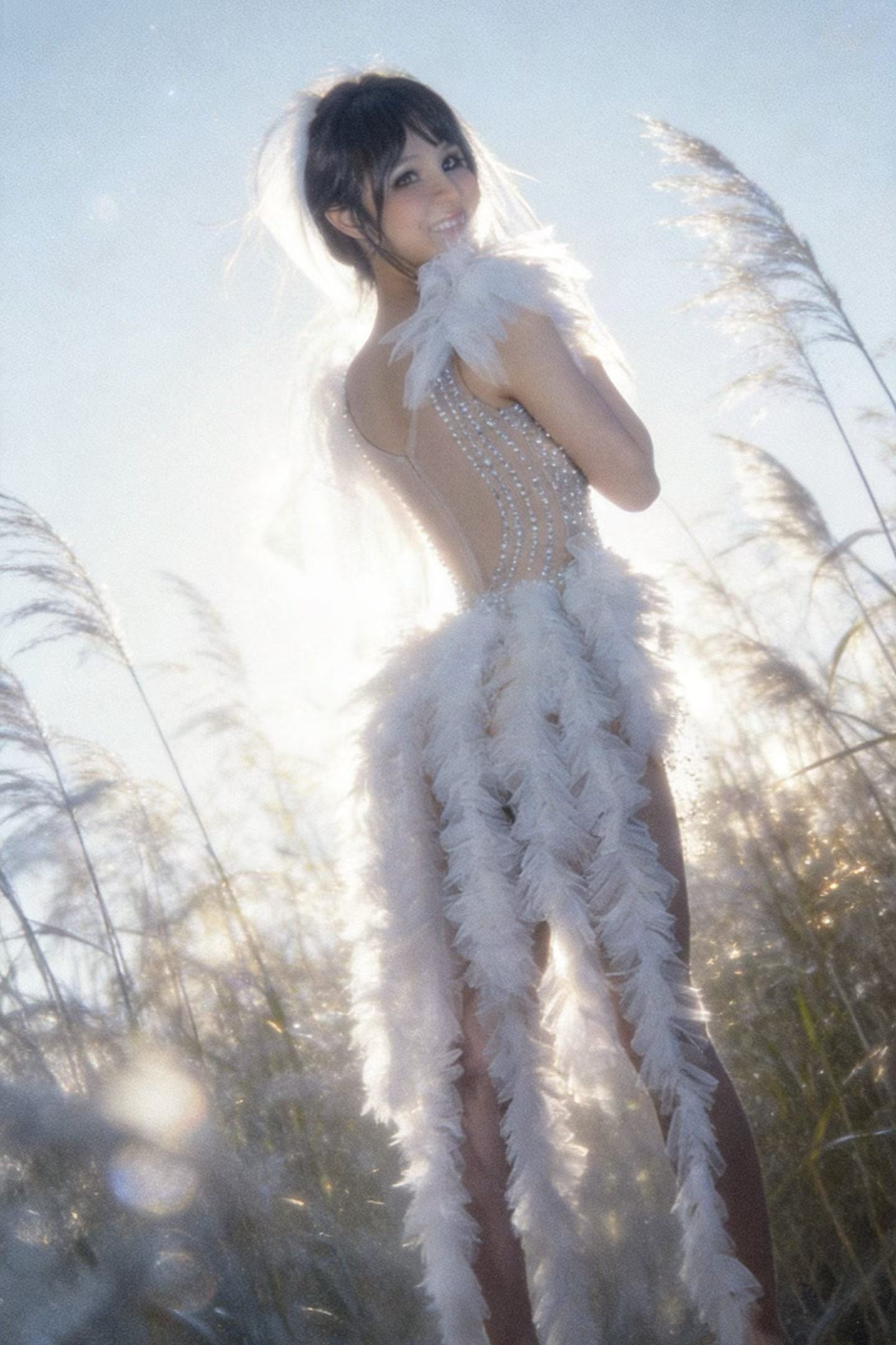 CELESINYI Luwei Crystal Pearl Cloud Two-Piece Set