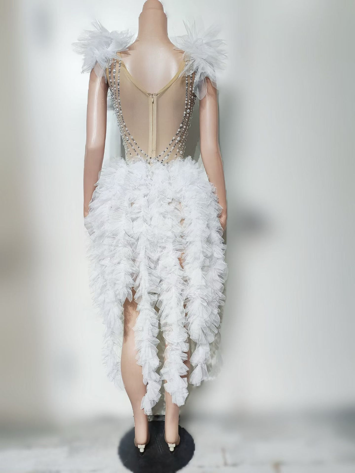 CELESINYI Luwei Crystal Pearl Cloud Two-Piece Set