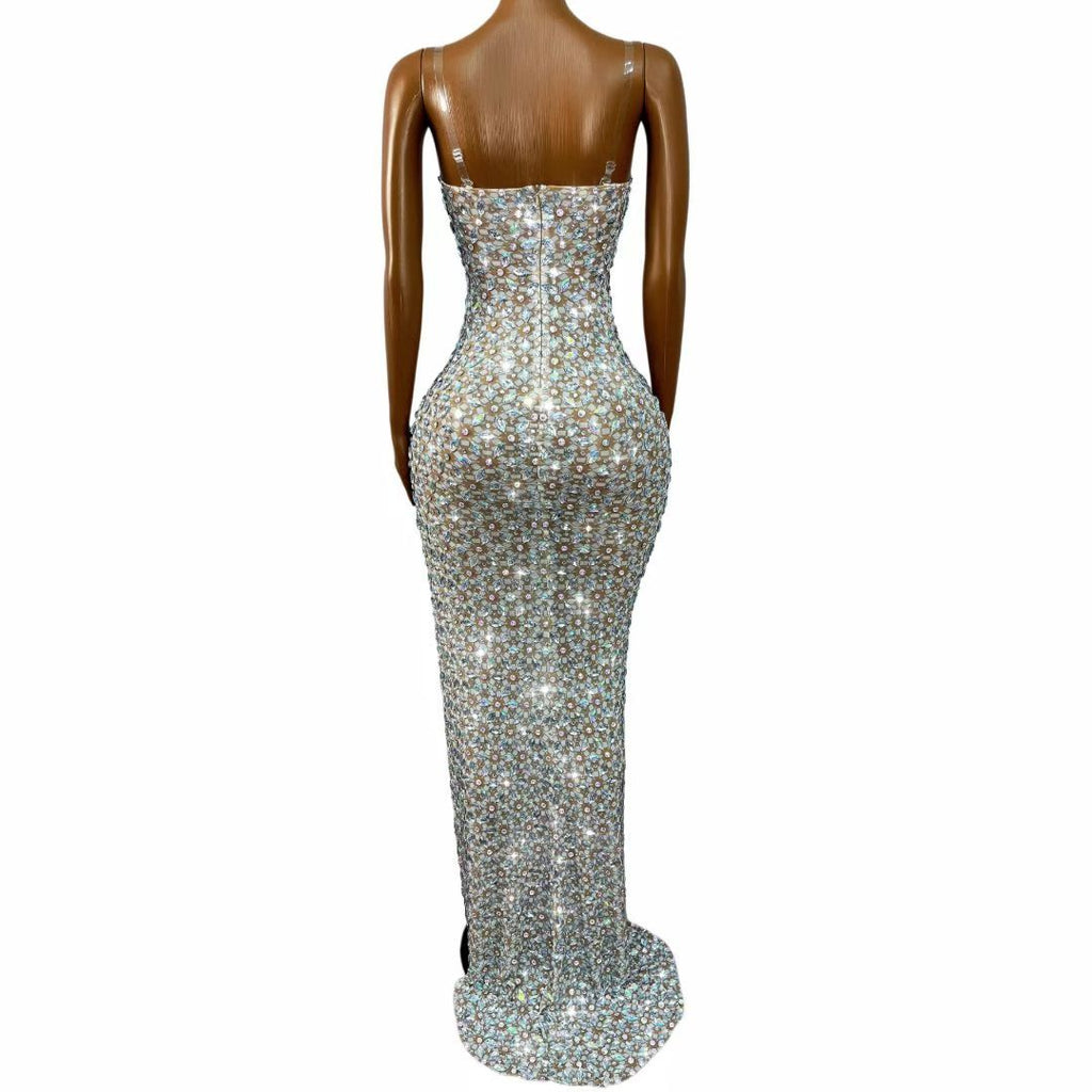 CELESINYI Yuanqihua Crystal Star Grid Gown