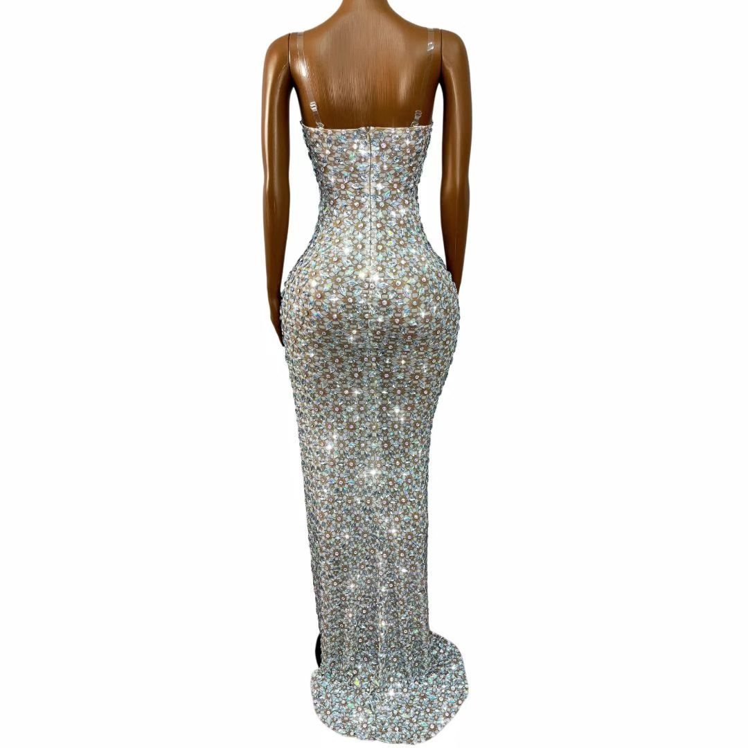 CELESINYI Yuanqihua Crystal Star Grid Gown