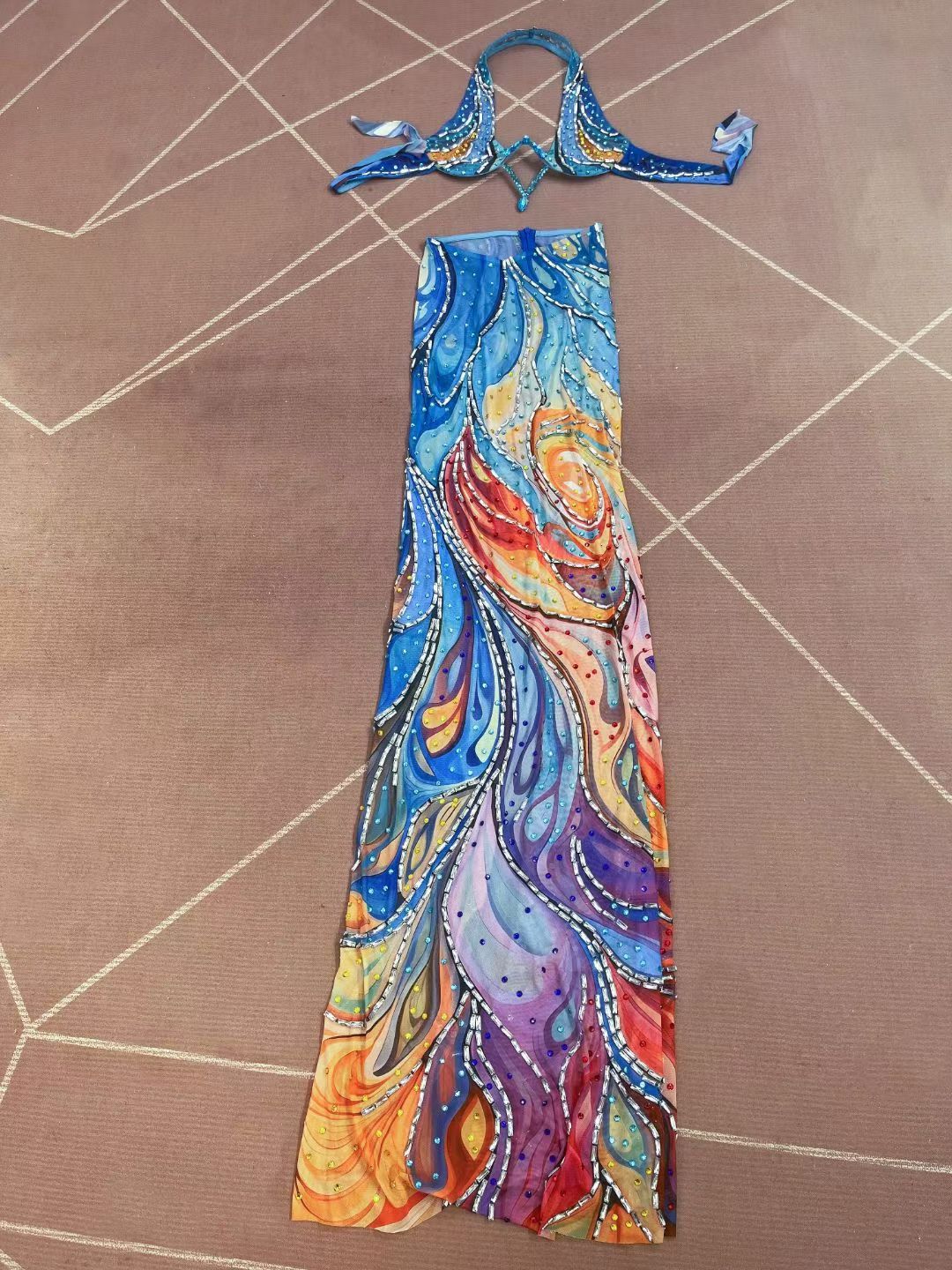 CELESINYI Fushengruomeng Crystal Dream Party Dress