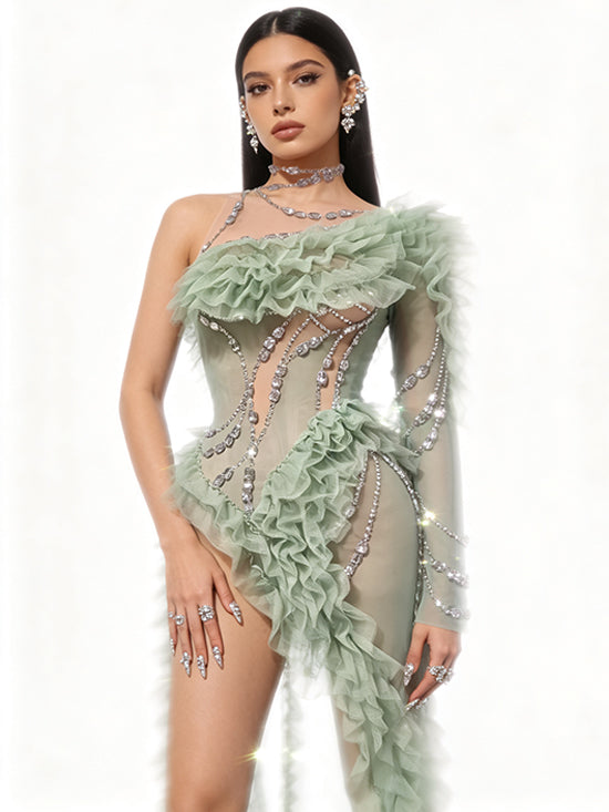 CELESINYI Xiuyu Crystal Sage Bodysuit