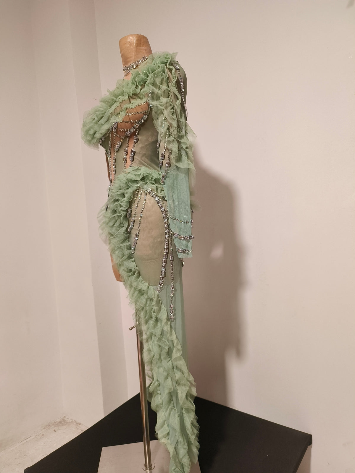 CELESINYI Xiuyu Crystal Sage Bodysuit