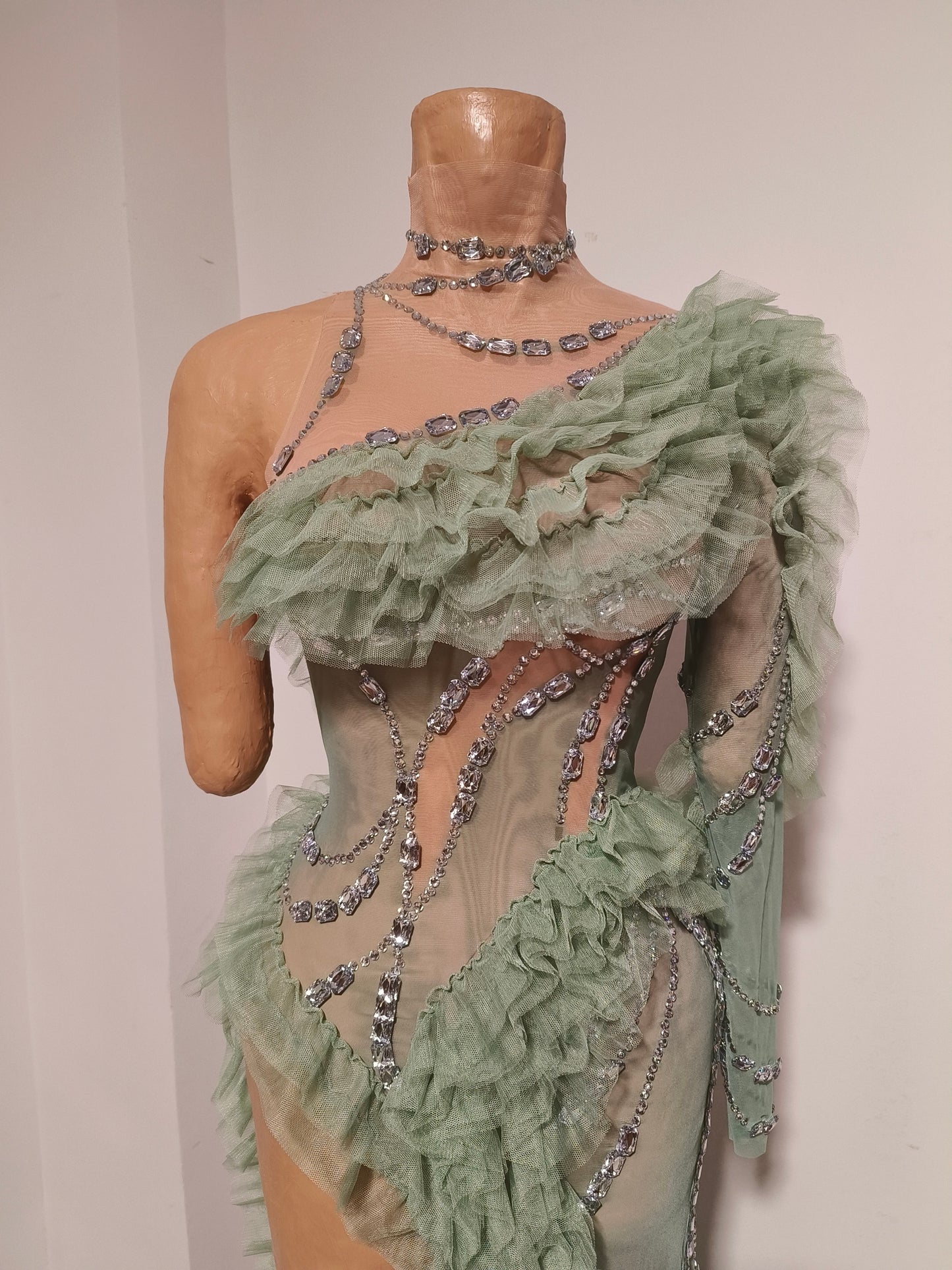 CELESINYI Xiuyu Crystal Sage Bodysuit