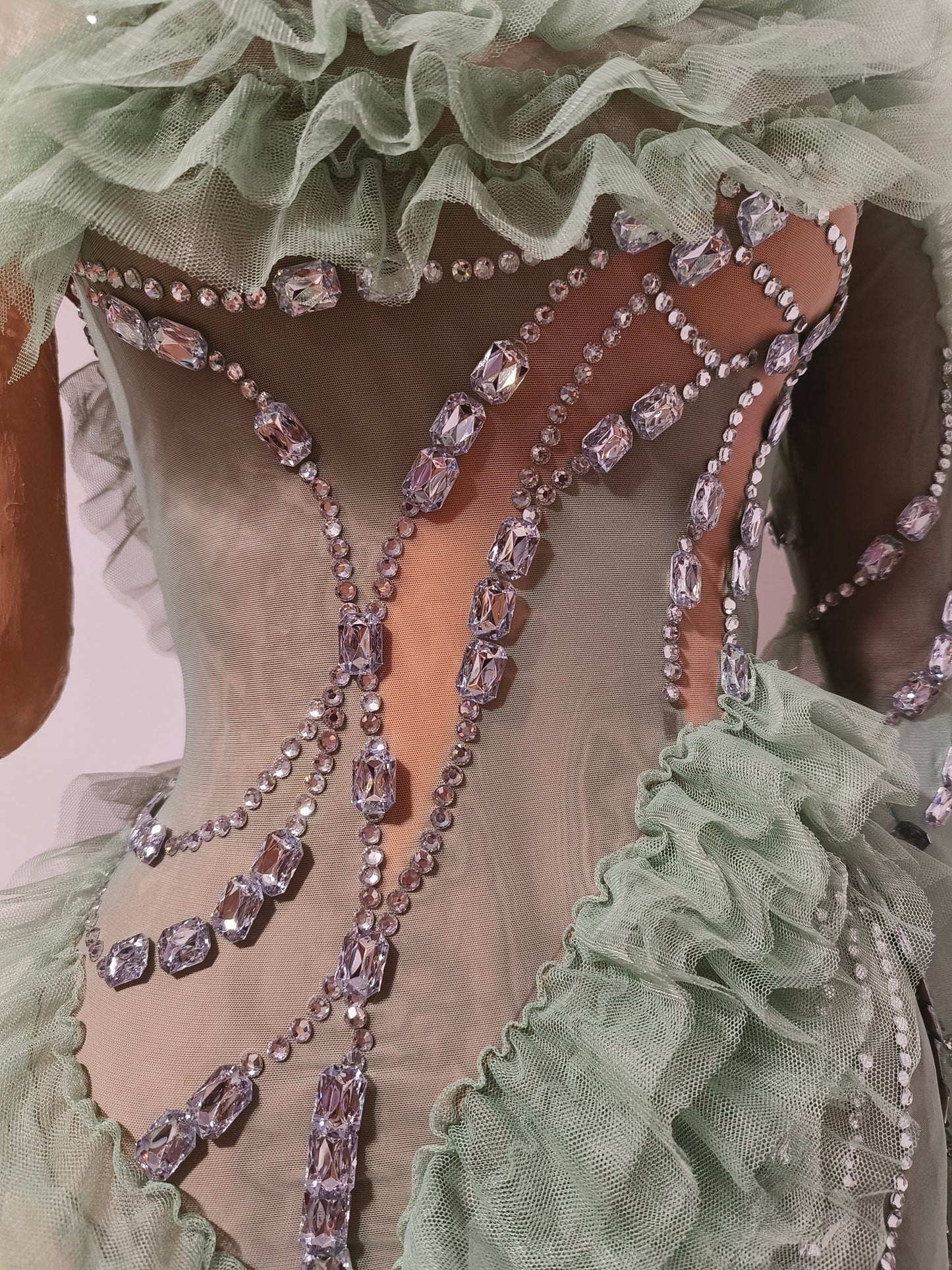 CELESINYI Xiuyu Crystal Sage Bodysuit