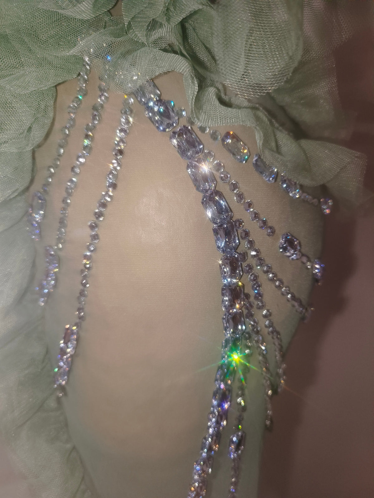 CELESINYI Xiuyu Crystal Sage Bodysuit