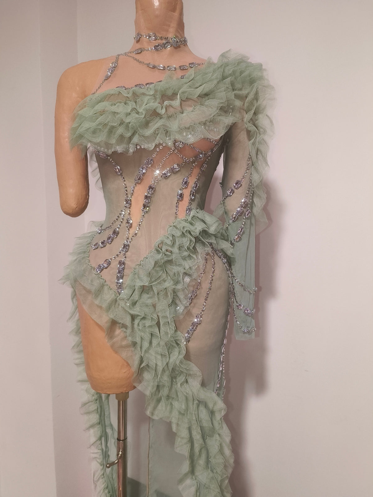 CELESINYI Xiuyu Crystal Sage Bodysuit