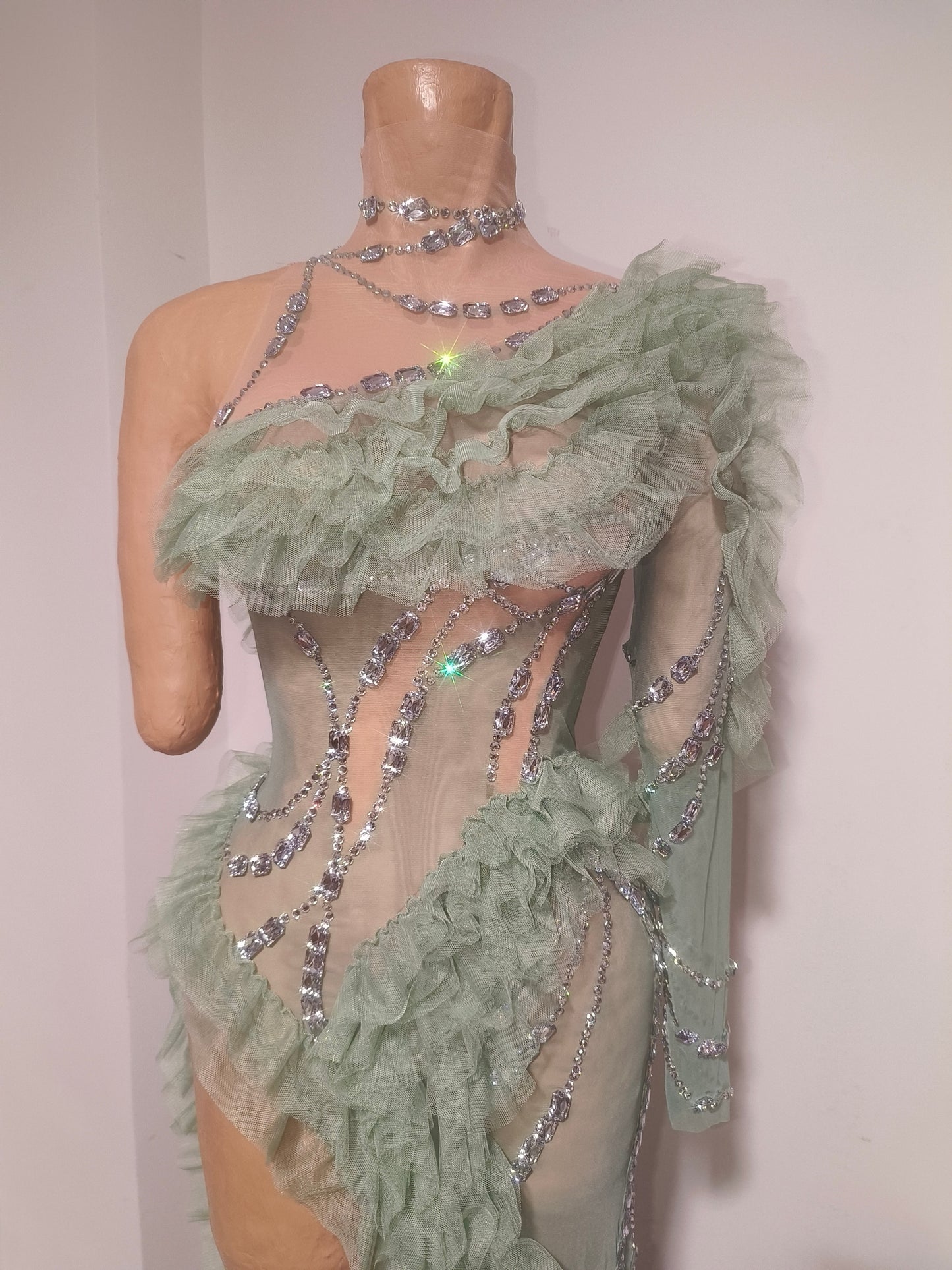 CELESINYI Xiuyu Crystal Sage Bodysuit