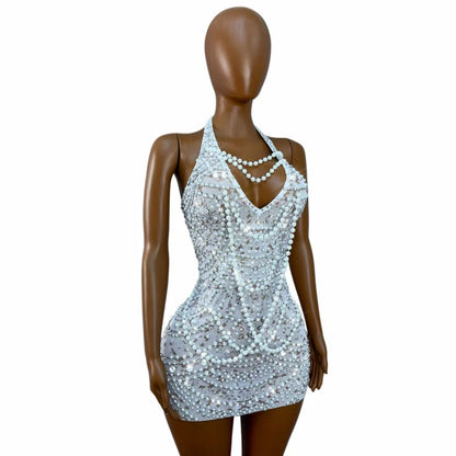 CELESINYI Tianxianbaobao Crystal Costume Dress
