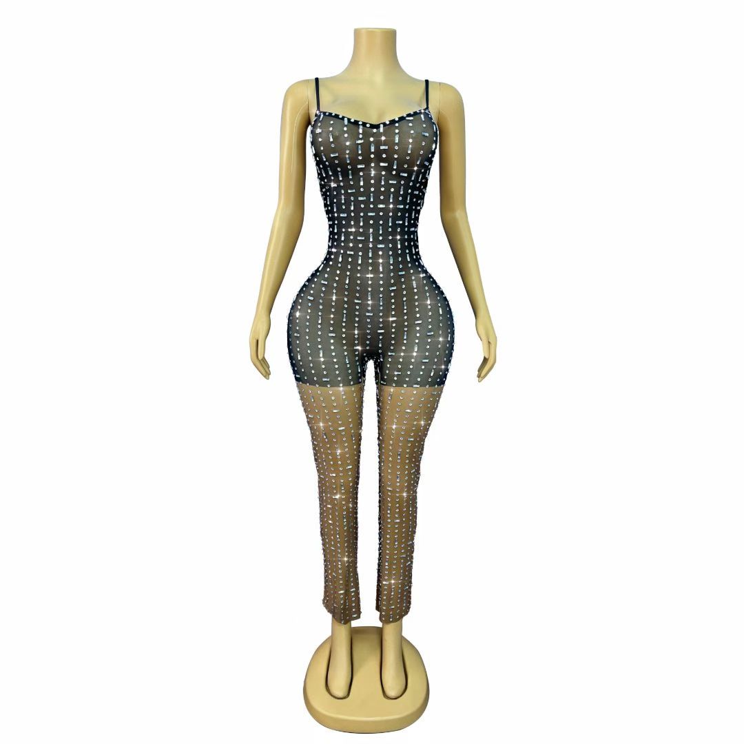 CELESINYI Xiaomili Crystal Rice Grain Jumpsuit
