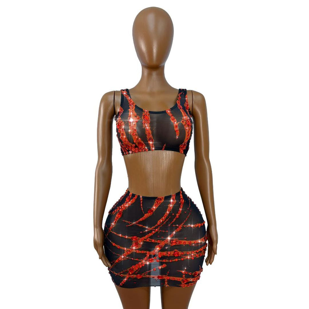 CELESINYI Xuezhua Crystal Flame Two-Piece Set