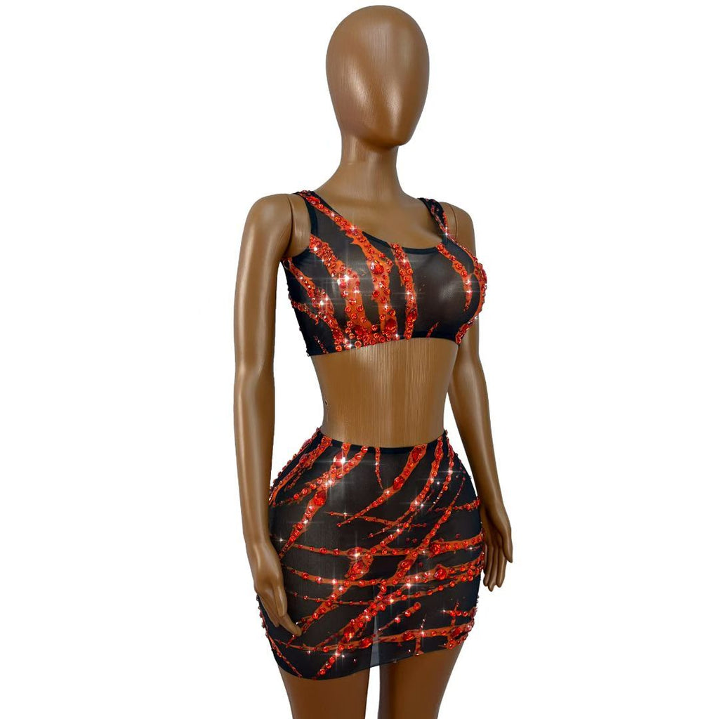 CELESINYI Xuezhua Crystal Flame Two-Piece Set