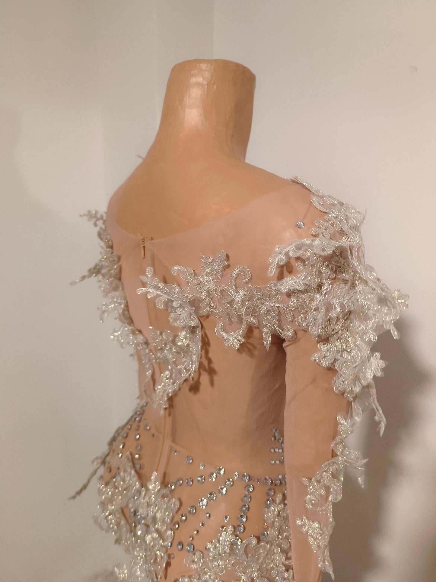 CELESINYI Kuiwei Crystal Vine Bodysuit