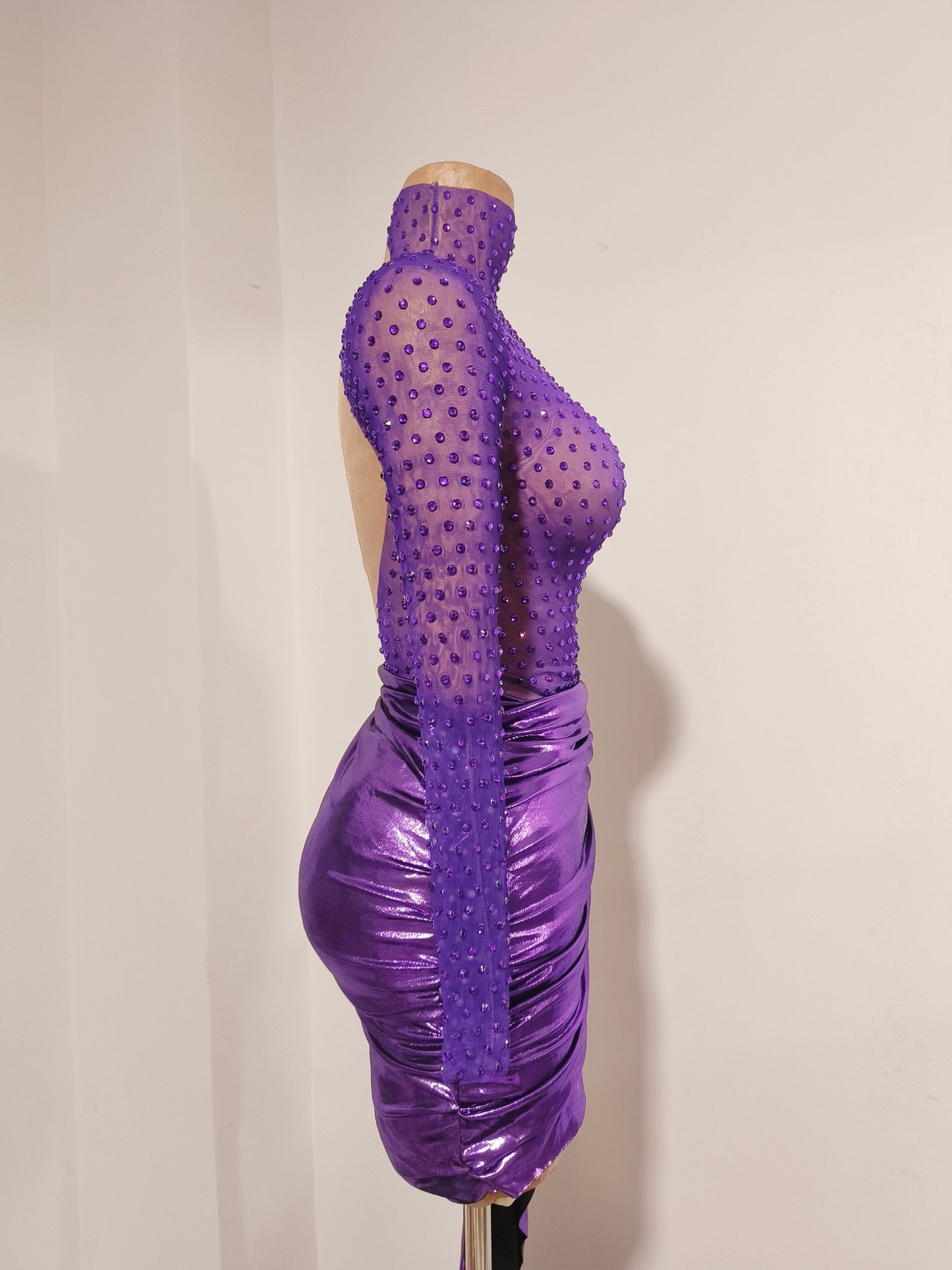 CELESINYI Dingxiang Crystal Lilac Two-Piece Set