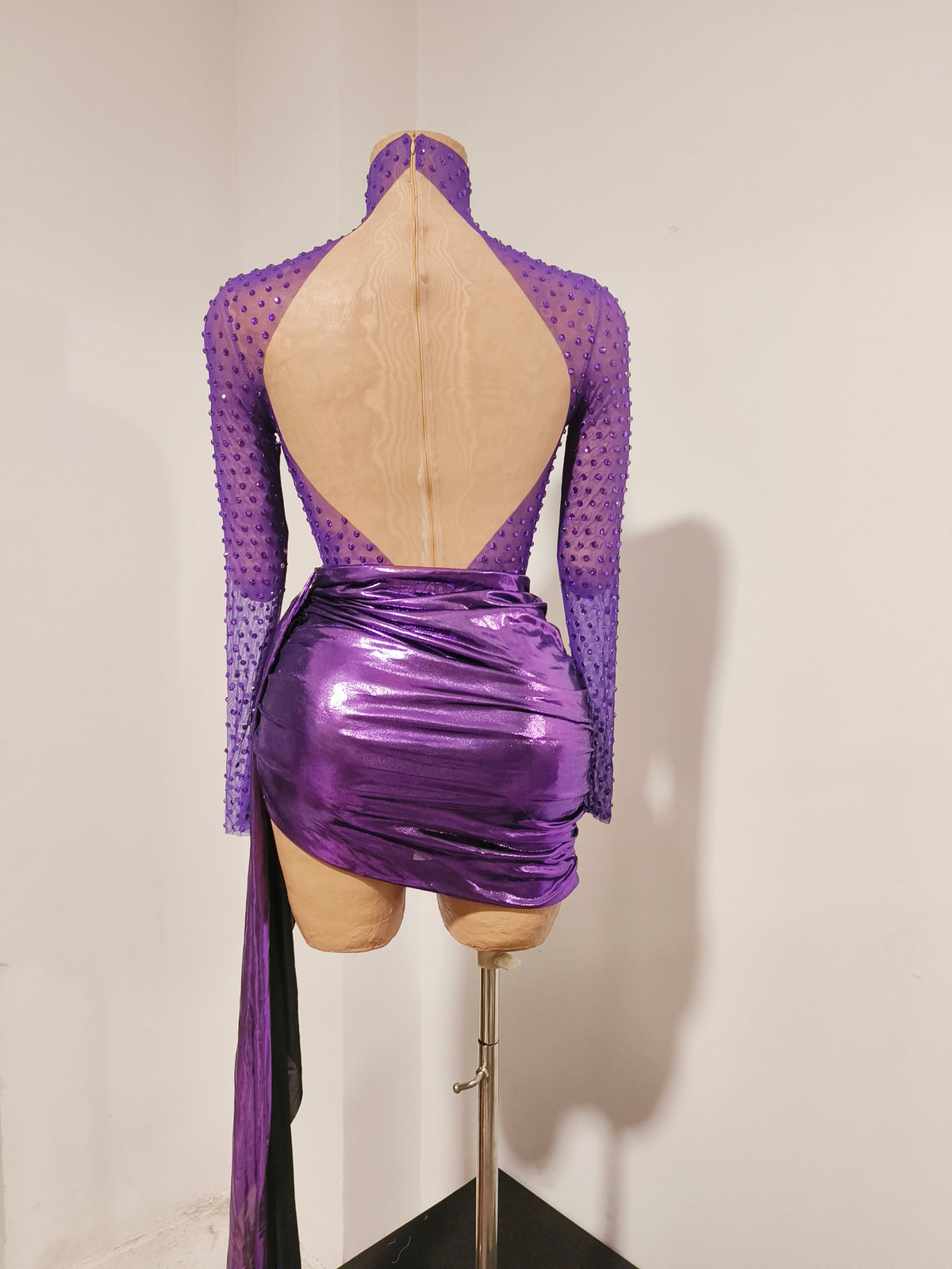 CELESINYI Dingxiang Crystal Lilac Two-Piece Set