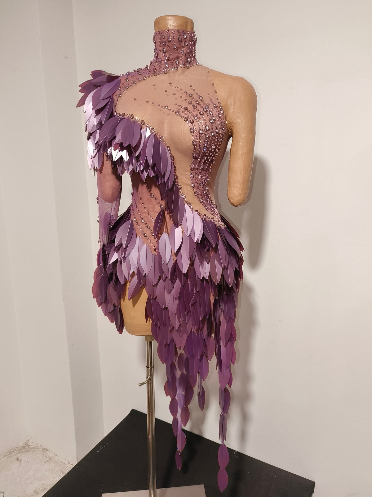 CELESINYI Yaoye Crystal Petal Bodysuit