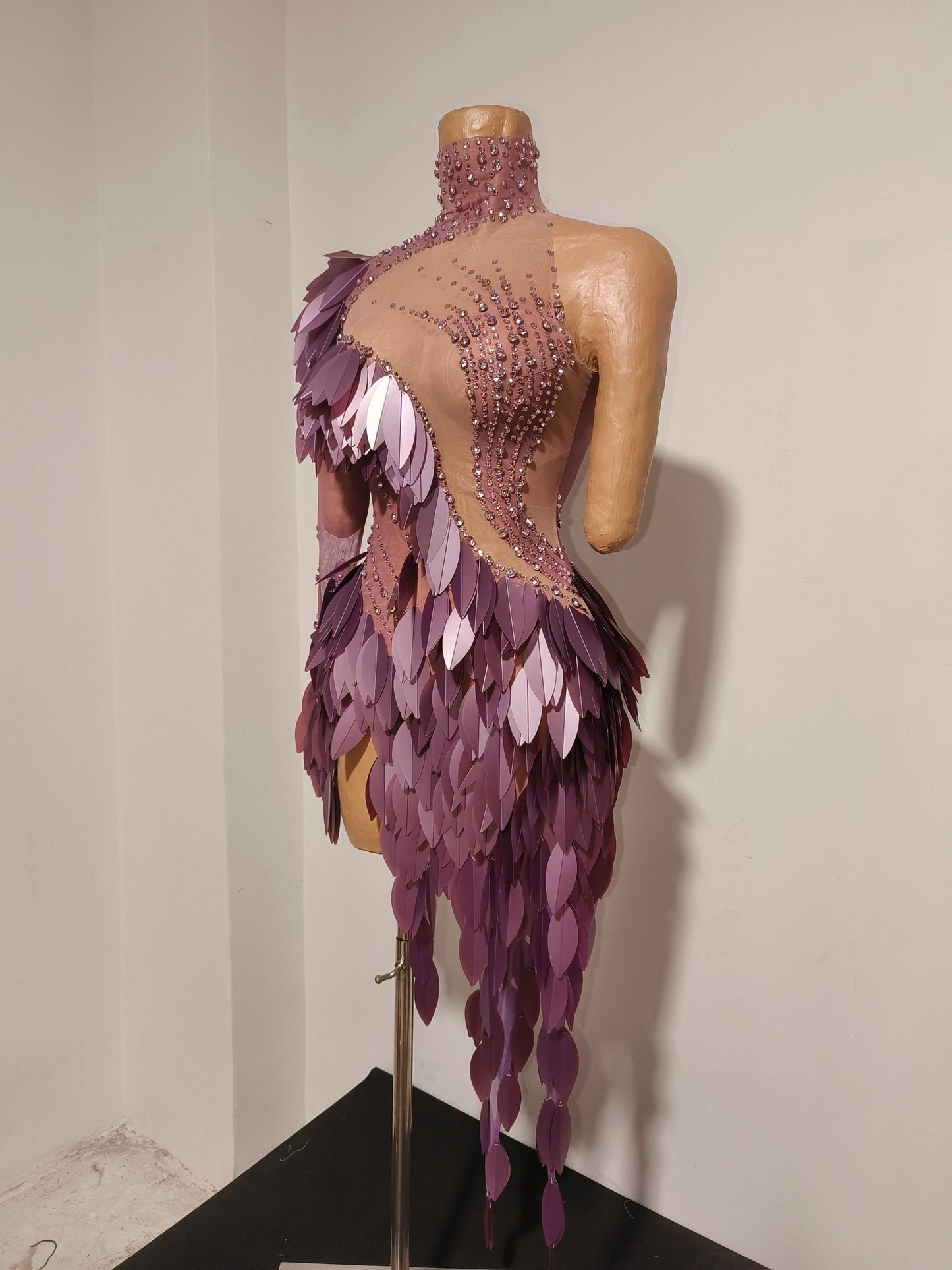 CELESINYI Yaoye Crystal Petal Bodysuit