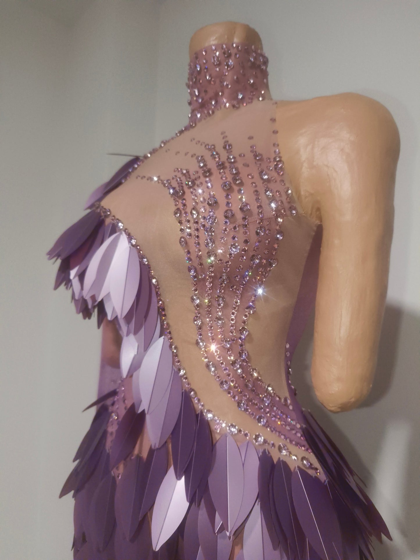 CELESINYI Yaoye Crystal Petal Bodysuit