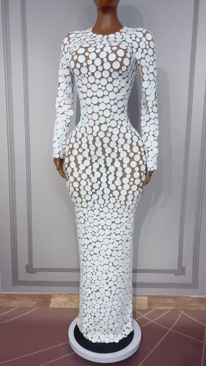 CELESINYI Xiaoxue Crystal Snowflake Gown
